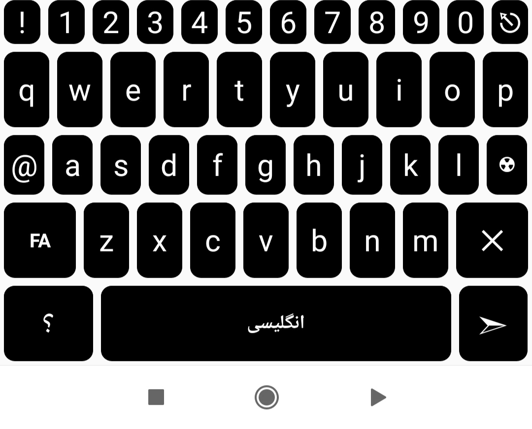 اسکرین شات 2 برنامه کیبورد فارسی