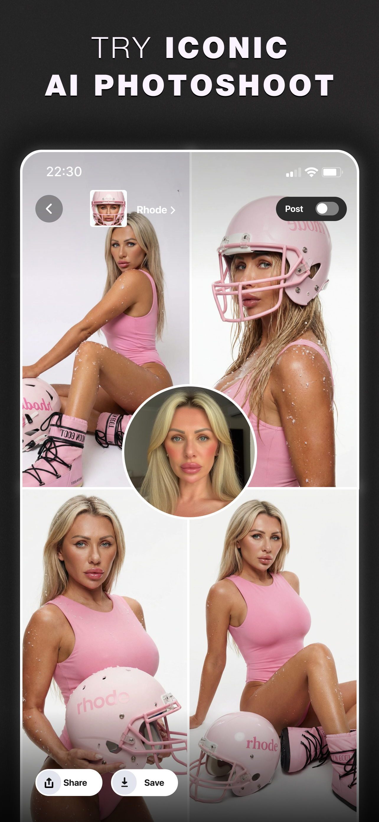 اسکرین شات 1 برنامه Glam AI: Video & Photo Editor