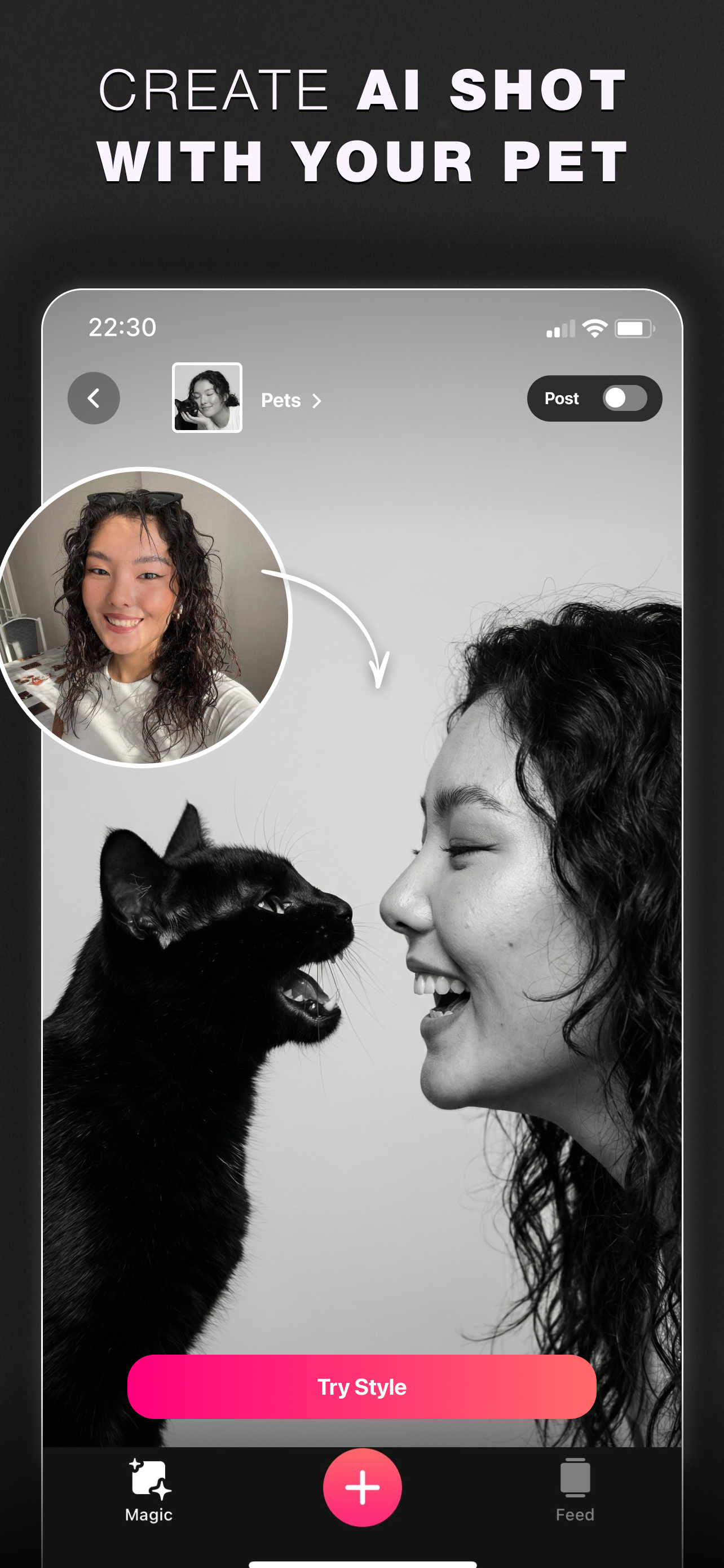 اسکرین شات 4 برنامه Glam AI: Video & Photo Editor