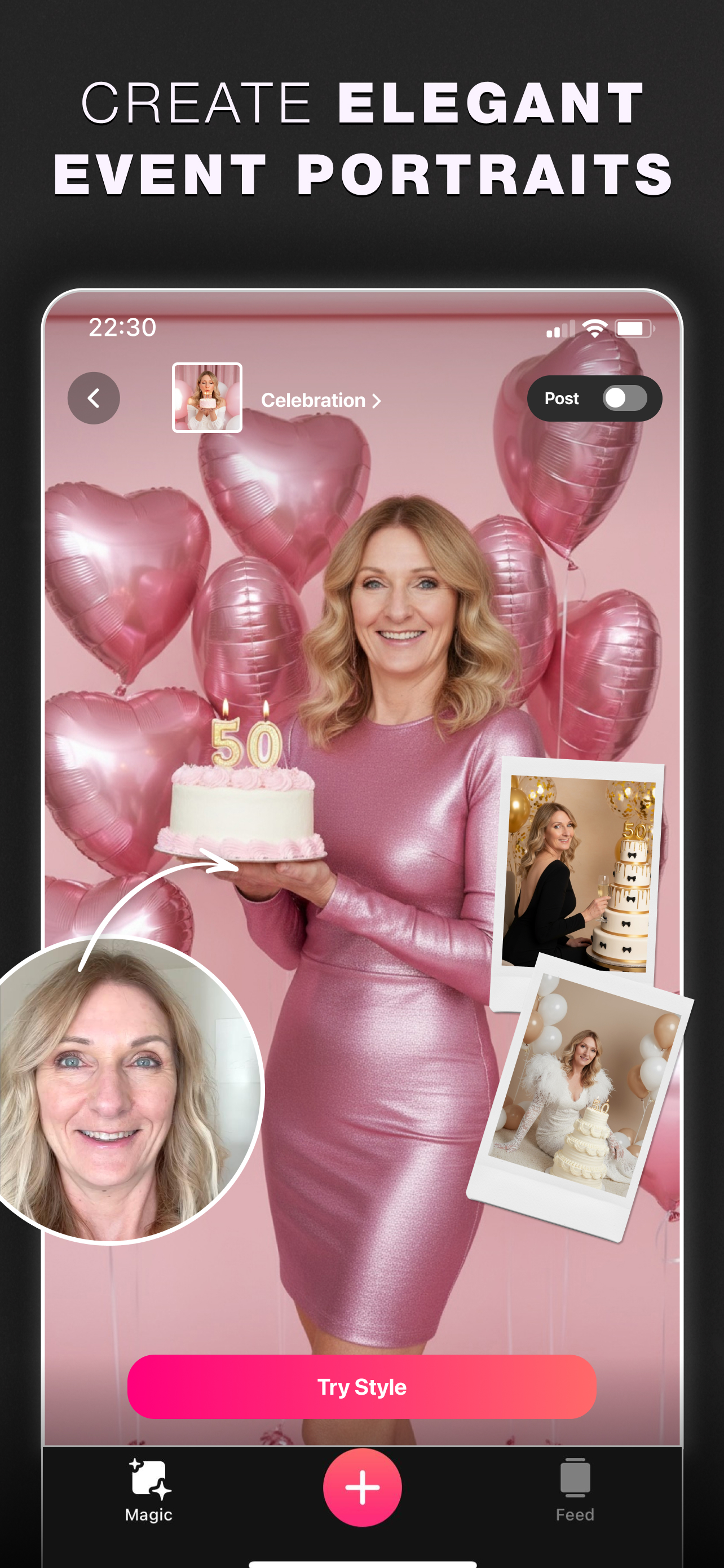 اسکرین شات 3 برنامه Glam AI: Video & Photo Editor