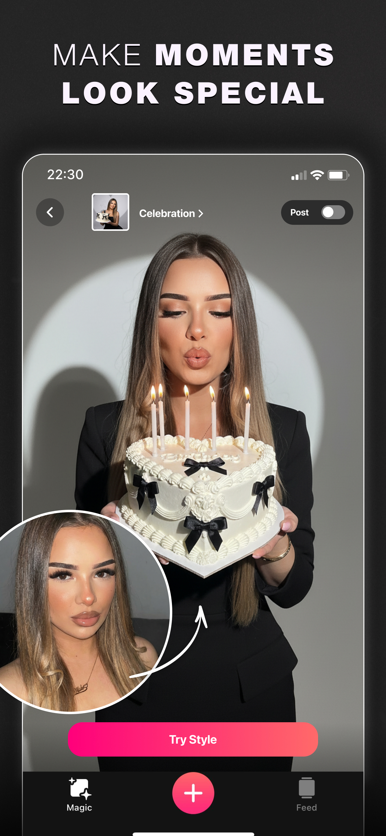 اسکرین شات 2 برنامه Glam AI: Video & Photo Editor