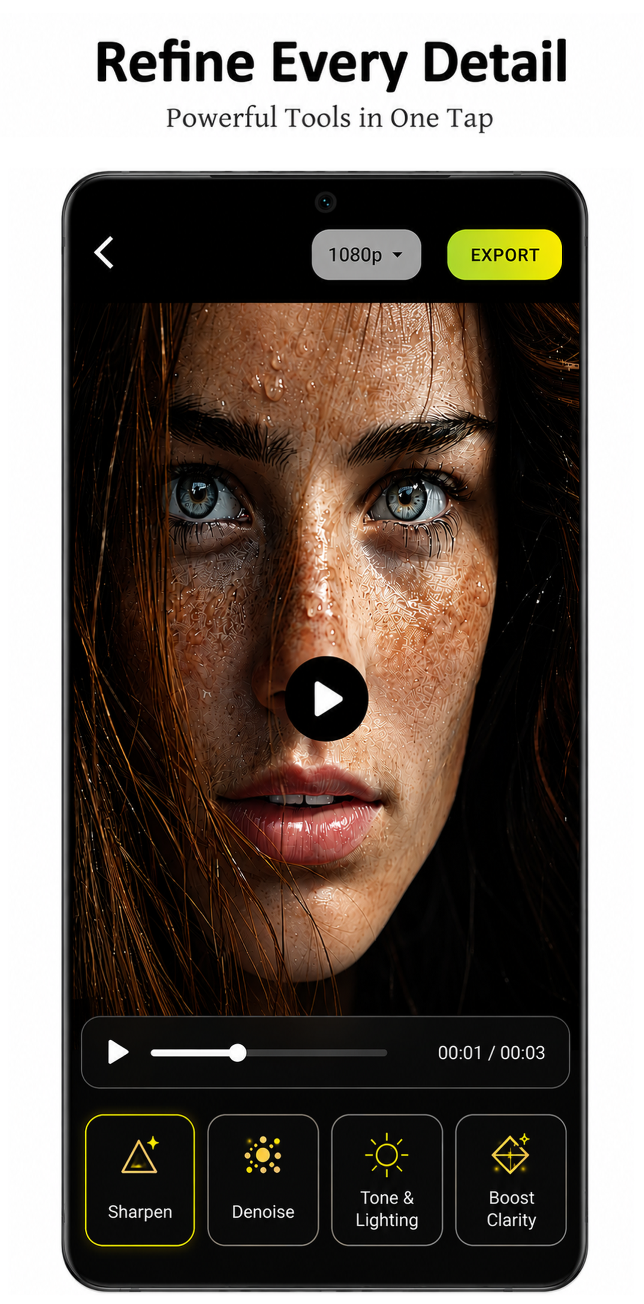 اسکرین شات 5 برنامه AI Video Enhancer - Upscaler