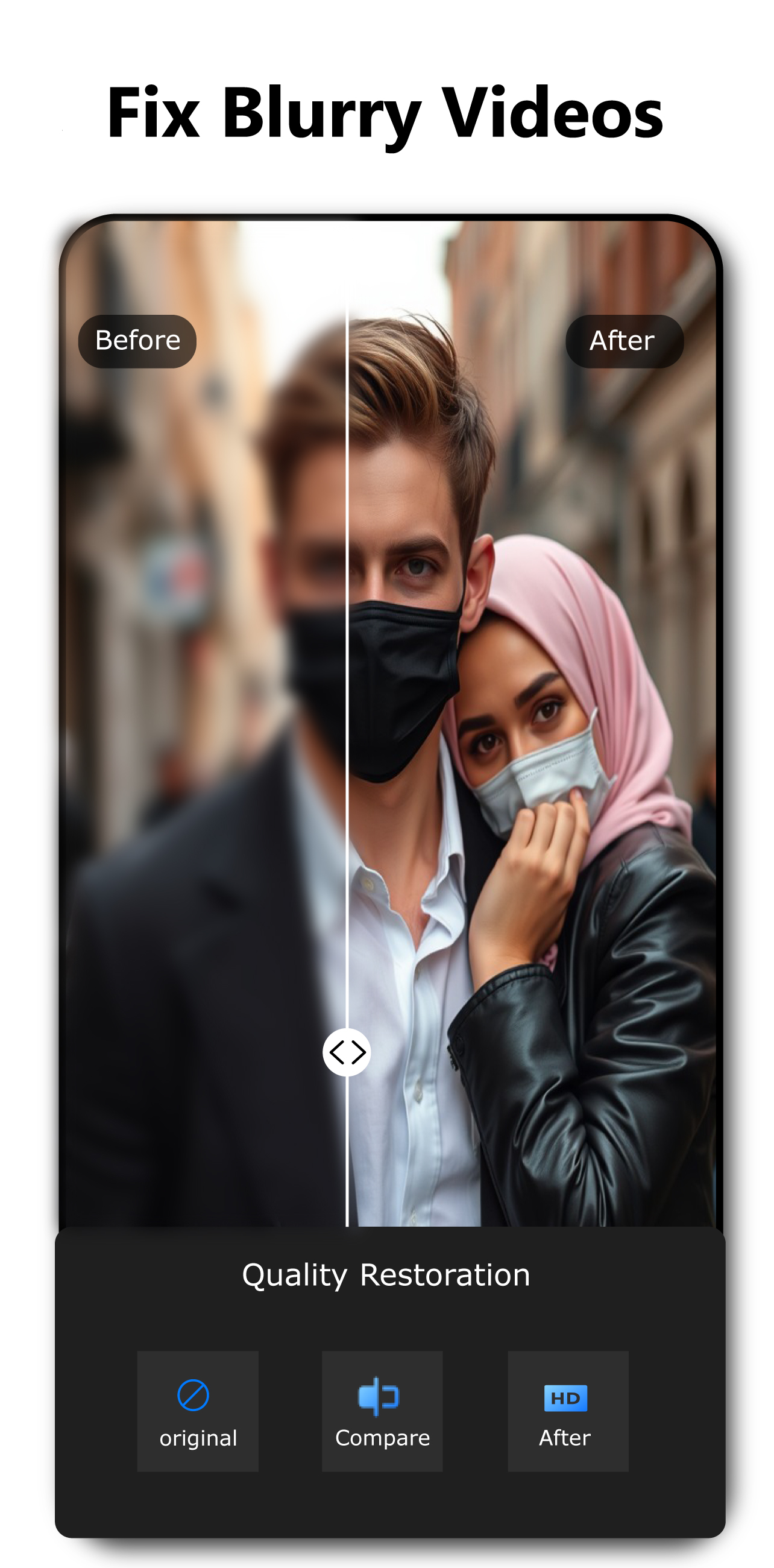 اسکرین شات 2 برنامه Video Quality Enhancer HD