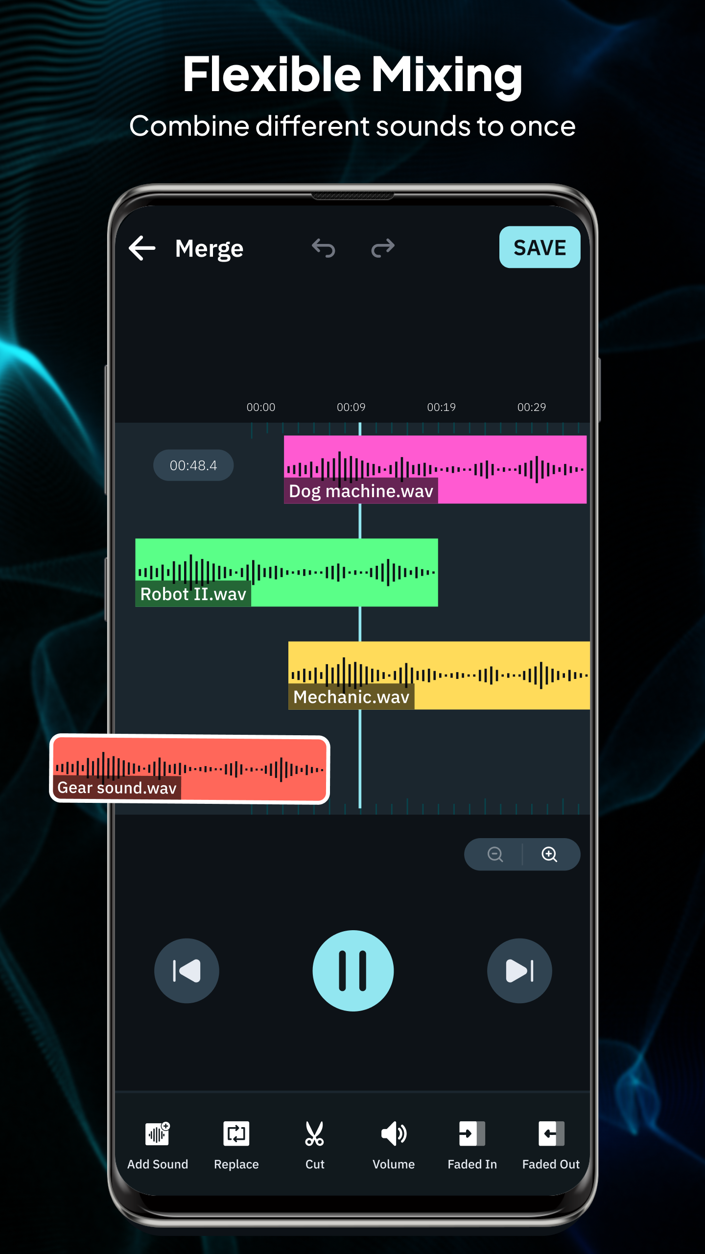 اسکرین شات 6 برنامه Music Cutter & Ringtone Maker