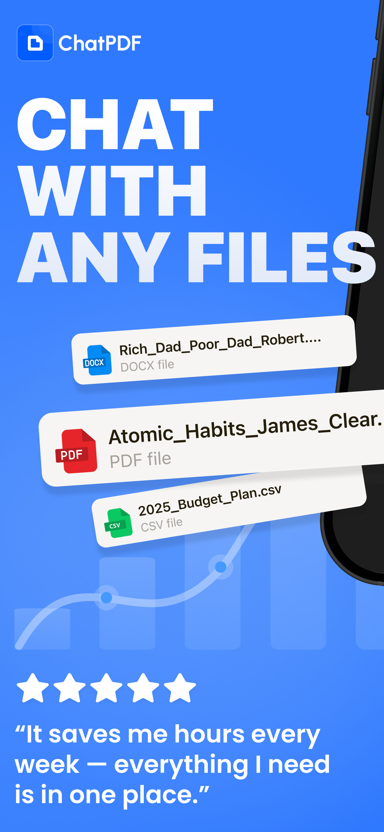 اسکرین شات 1 برنامه ChatPDF: AI Chat & PDF Summary