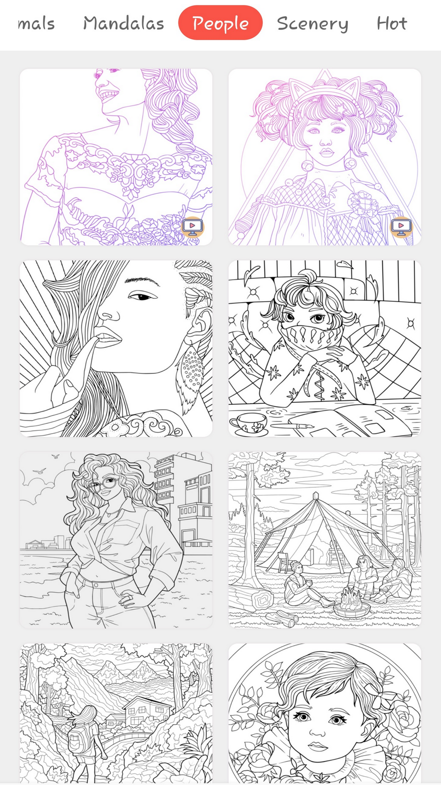 اسکرین شات 1 بازی ‏رنگ آمیزی - رنگ بر اساس عدد