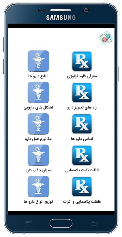 اسکرین شات 6 برنامه فارماکولوژی (دارو شناسی)