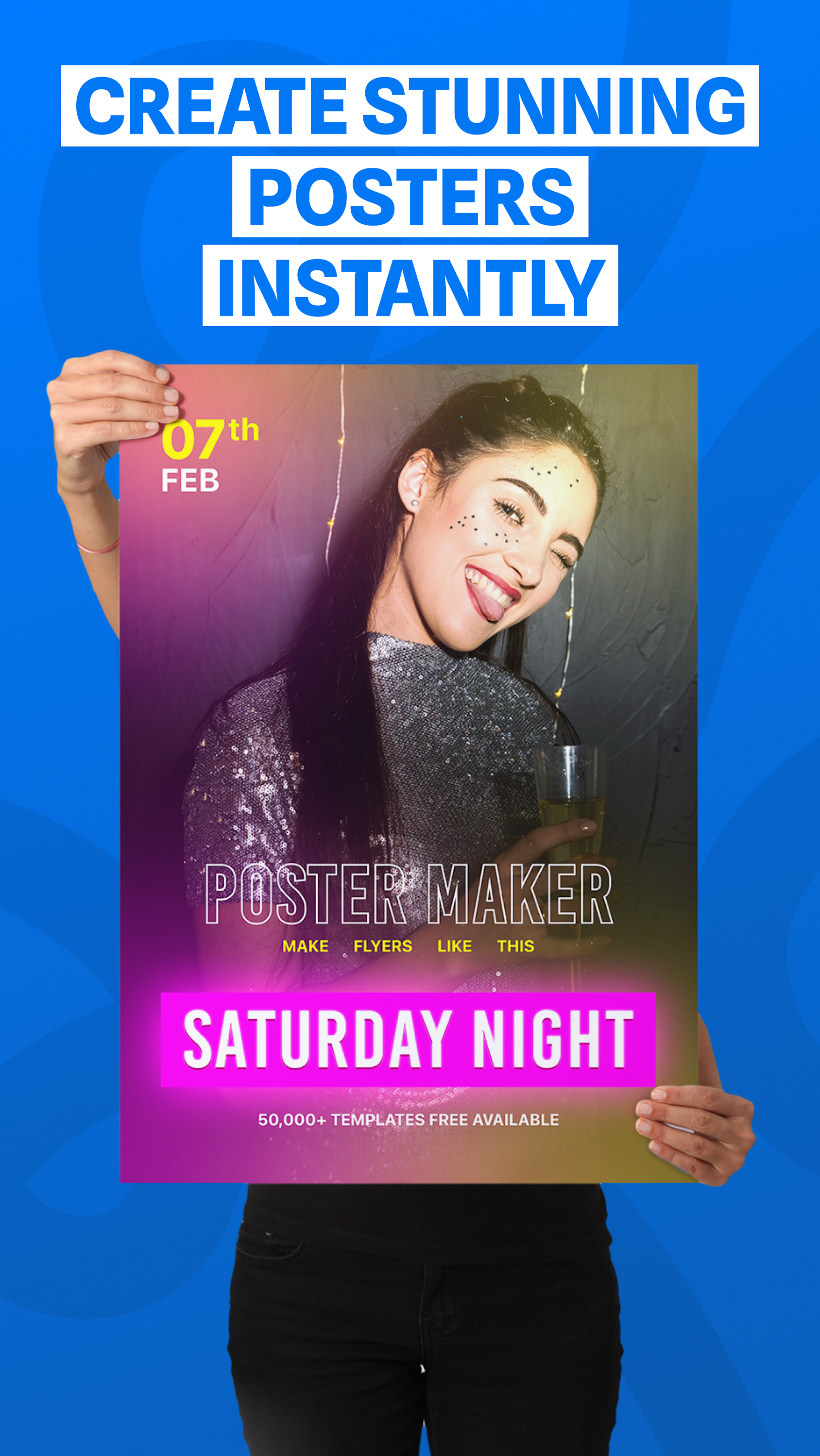 اسکرین شات 2 برنامه Flyer, Poster & Graphic Design