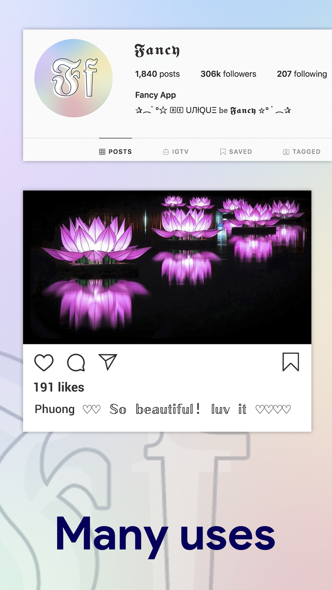 اسکرین شات 3 برنامه Fancy Fonts – Cool Fonts & Sty