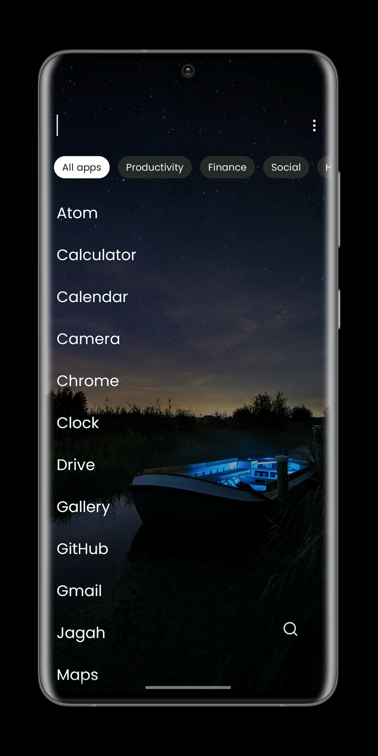 اسکرین شات 3 برنامه Pro Launcher. Productive You.
