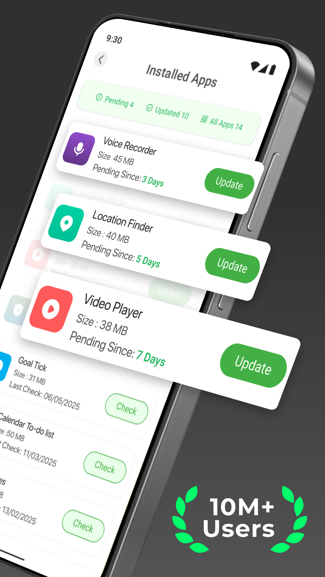 اسکرین شات 2 برنامه Update Software Latest