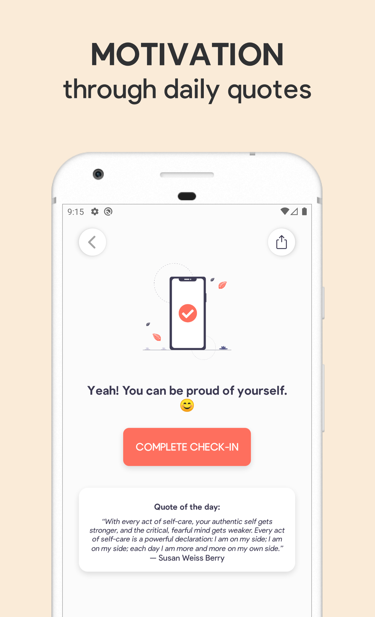 اسکرین شات 6 برنامه Sparkle: Self-Care Checklist,