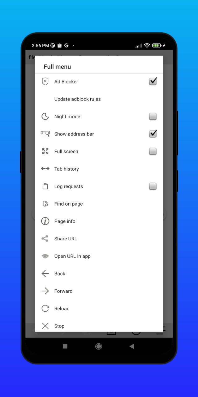 اسکرین شات 2 برنامه Browser Mini Turbo