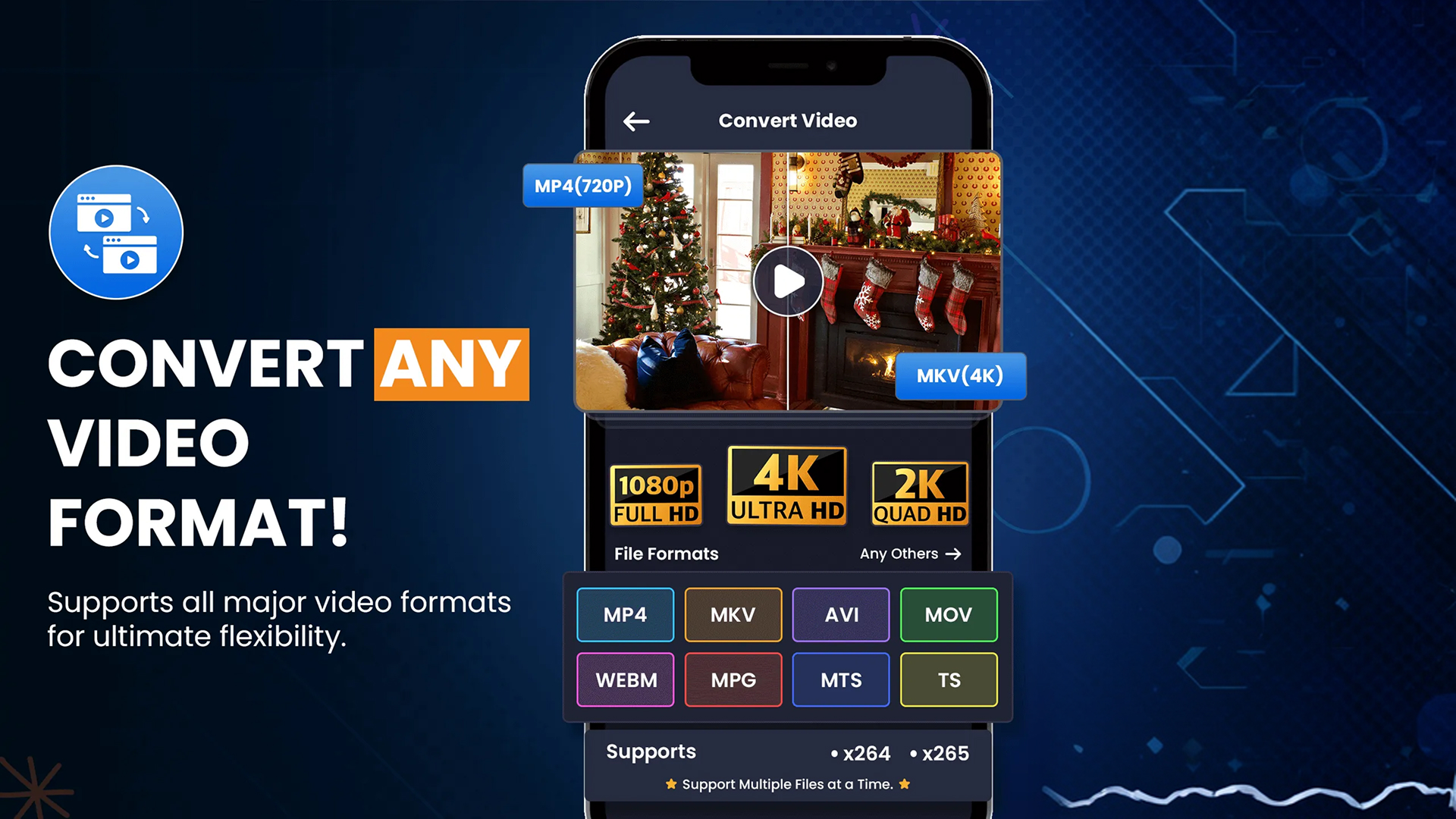 اسکرین شات 3 برنامه Video Converter:Compress Video