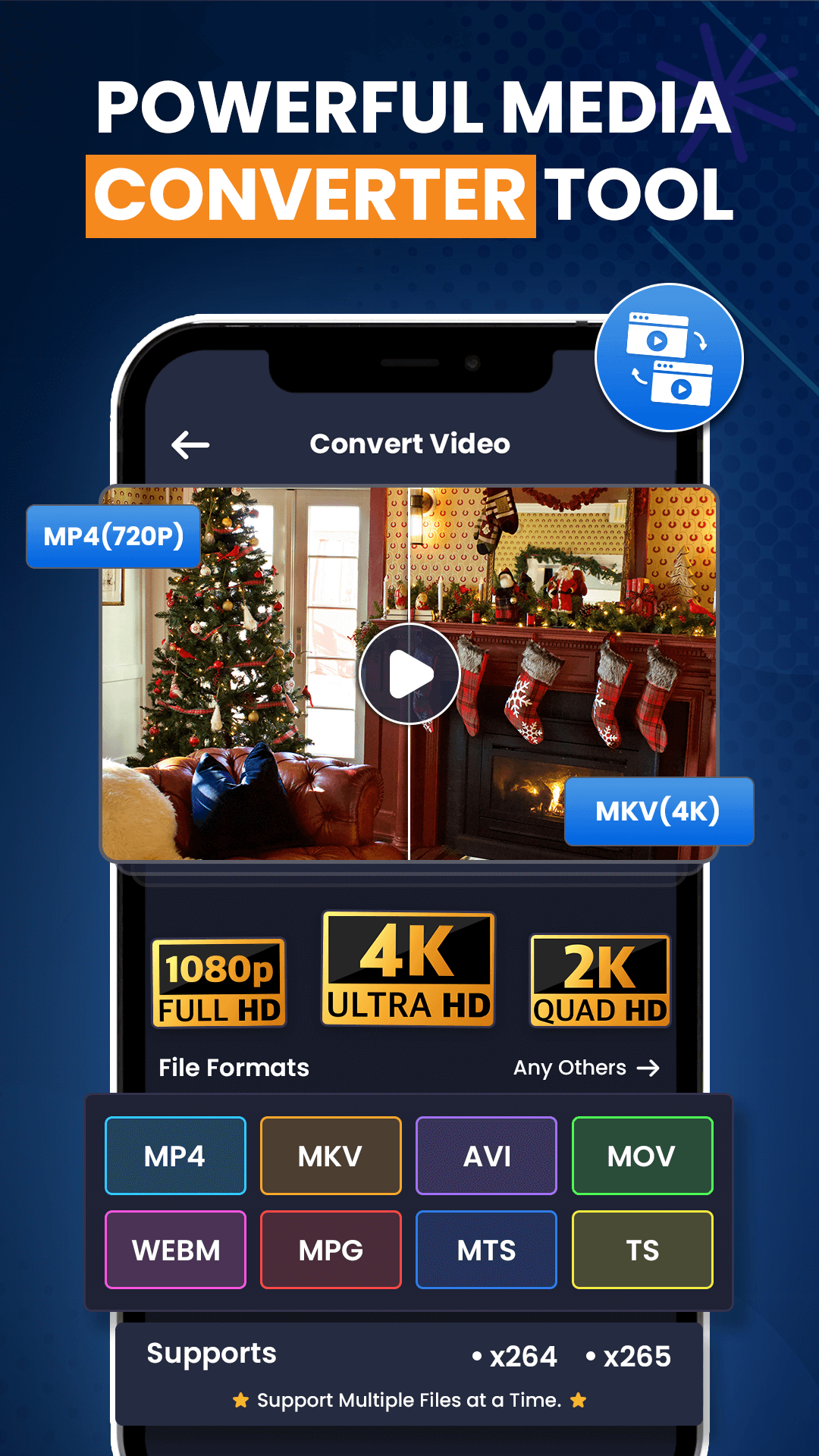 اسکرین شات 3 برنامه Video Converter:Compress Video