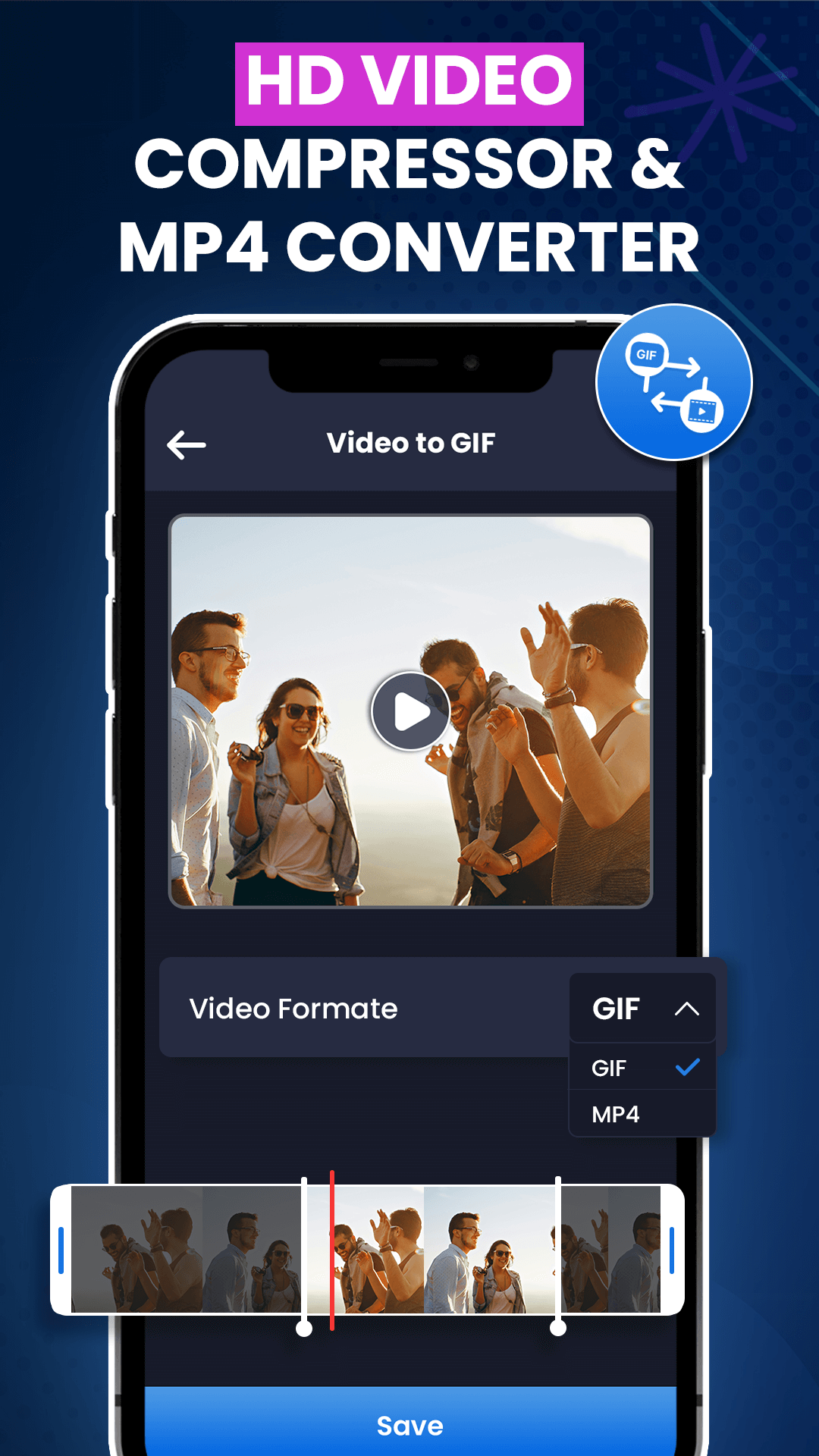 اسکرین شات 6 برنامه Video Converter:Compress Video