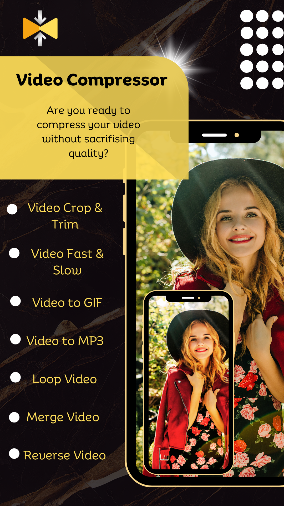 اسکرین شات 2 برنامه Video Compressor & Converter