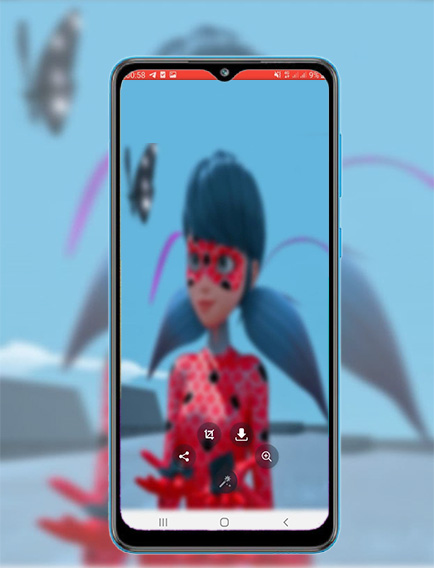 اسکرین شات 4 برنامه پس زمینه دختر کفشدوزکی