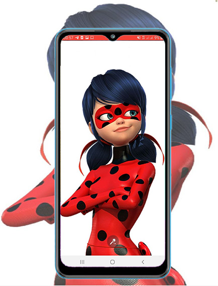 اسکرین شات 2 برنامه پس زمینه دختر کفشدوزکی