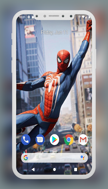 اسکرین شات 5 برنامه پس زمینه مردعنکبوتی (زنده)