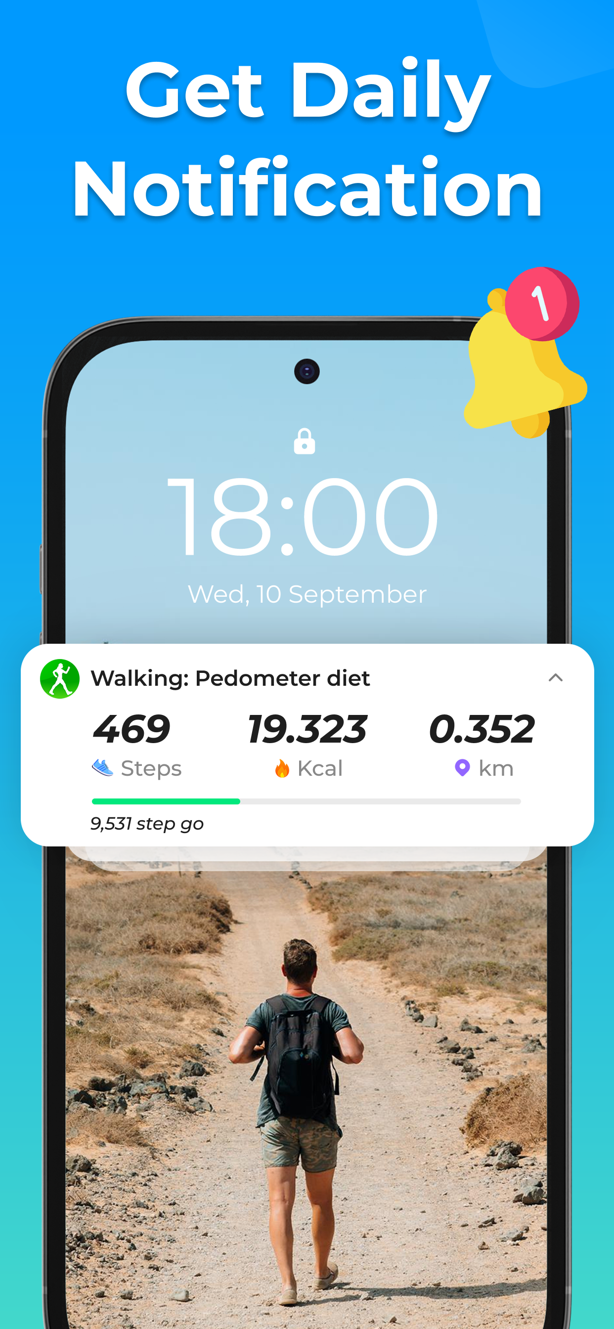 اسکرین شات 7 برنامه Walking: Pedometer diet