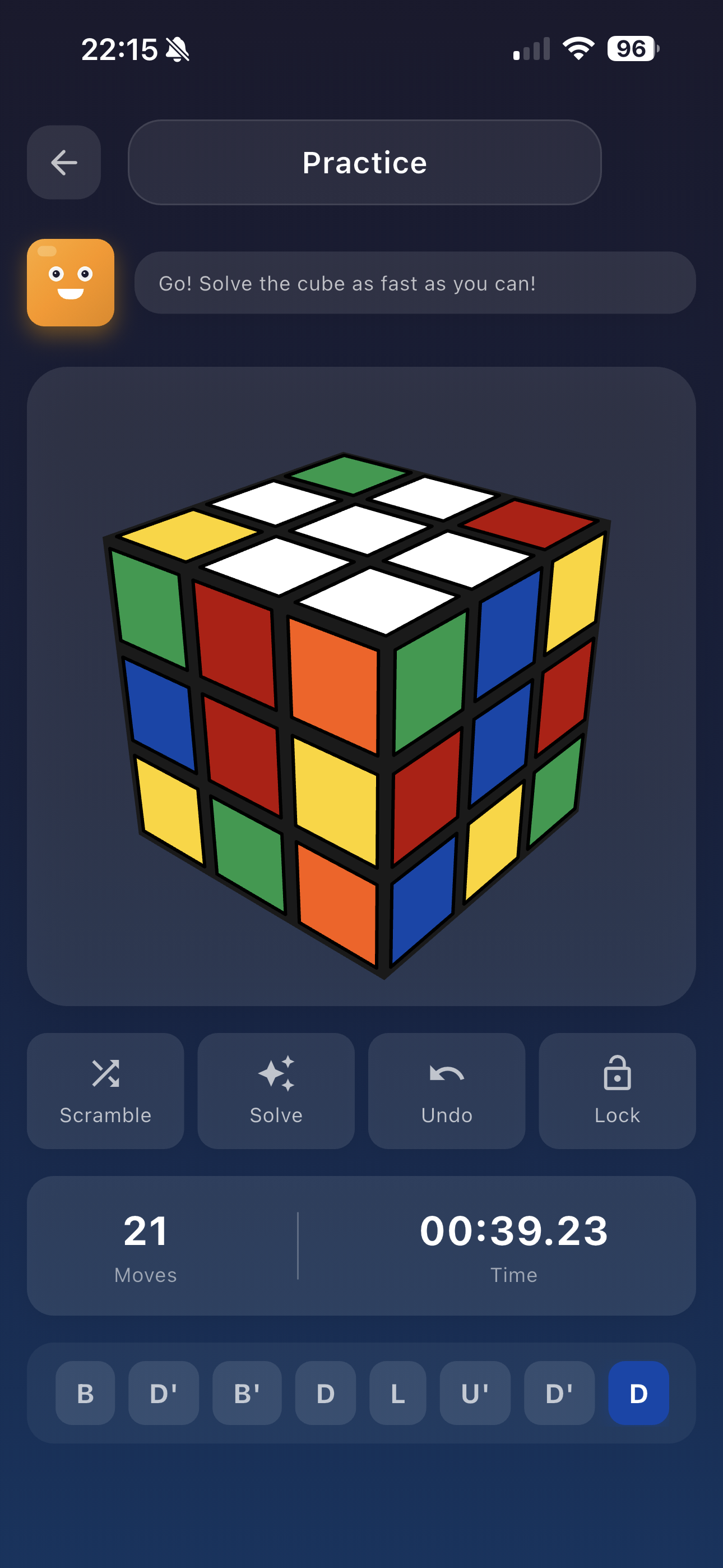 اسکرین شات 6 برنامه Rubik's Cube Solver & Guide