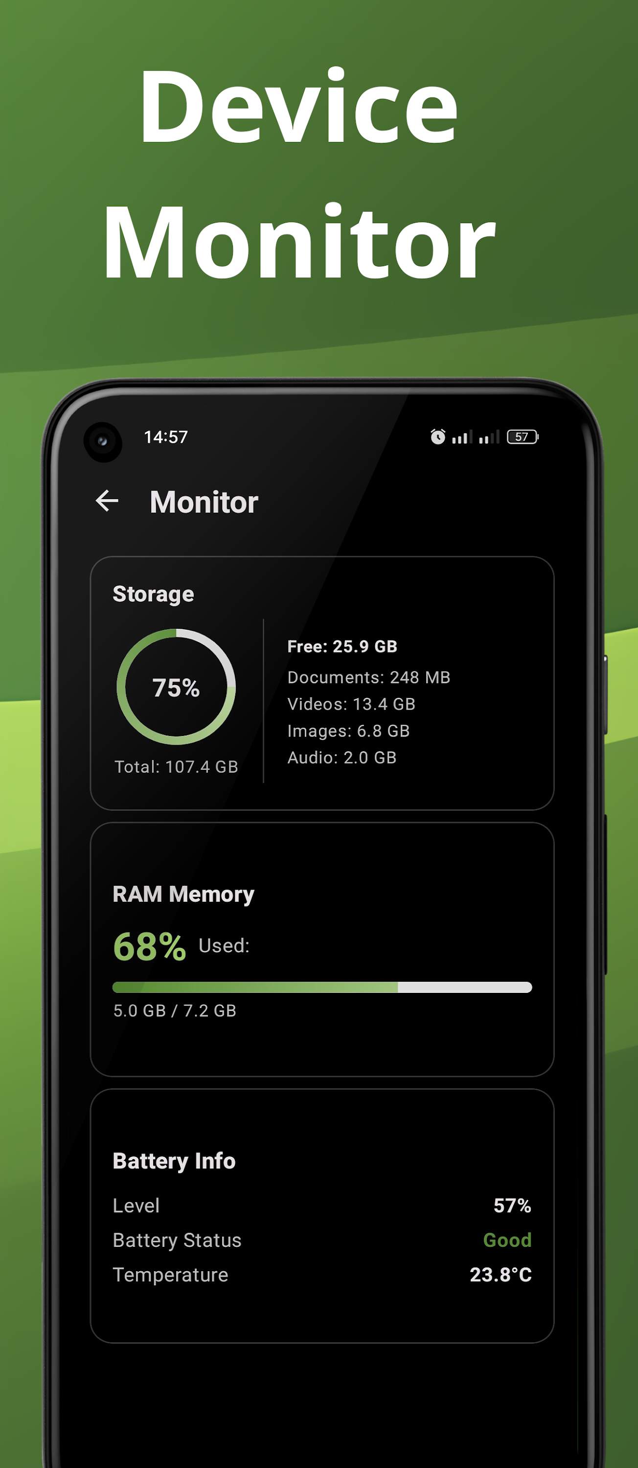 اسکرین شات 4 برنامه Ancleaner, Android cleaner