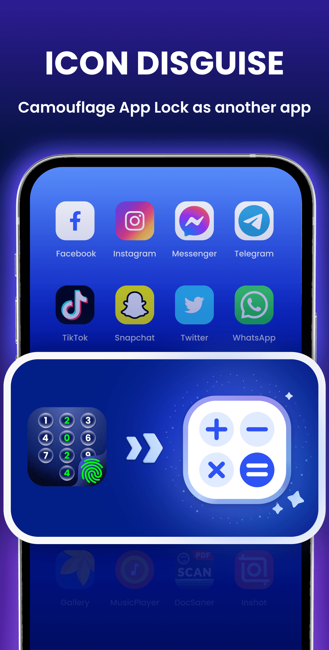 اسکرین شات 8 برنامه App Lock - Fingerprint Lock