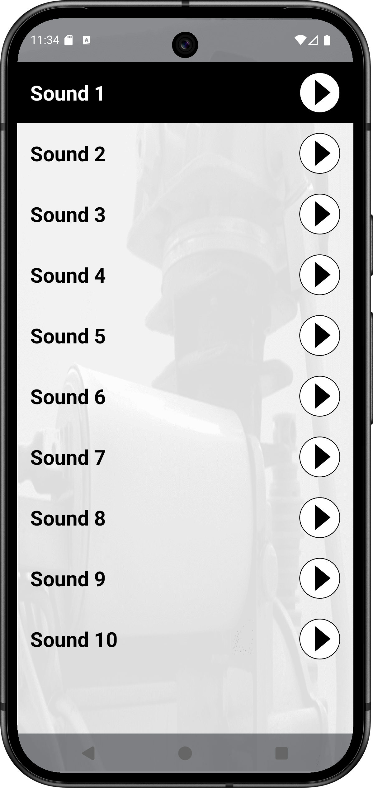 اسکرین شات 3 برنامه Air Compressor Sounds