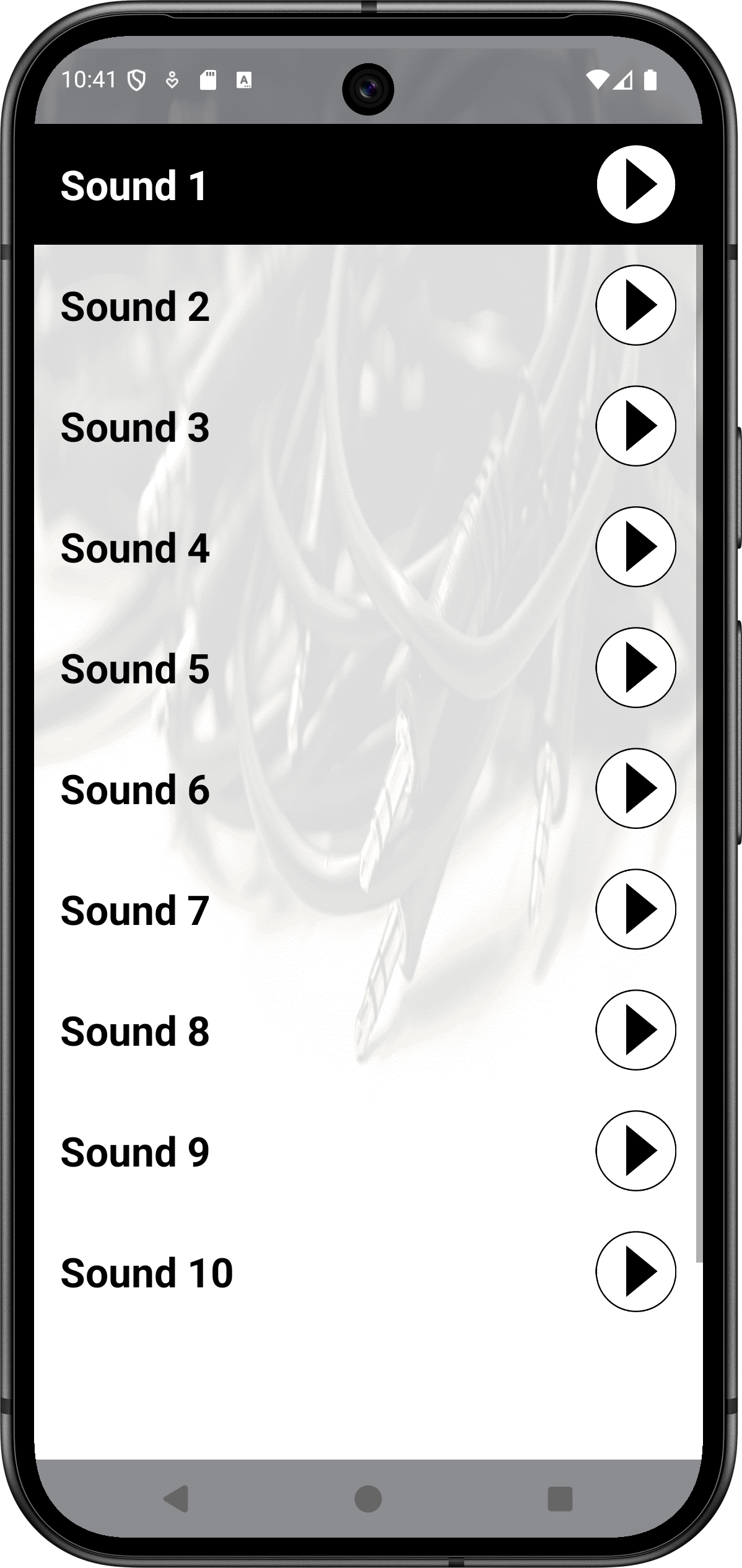 اسکرین شات 3 برنامه Audio Jack Sounds