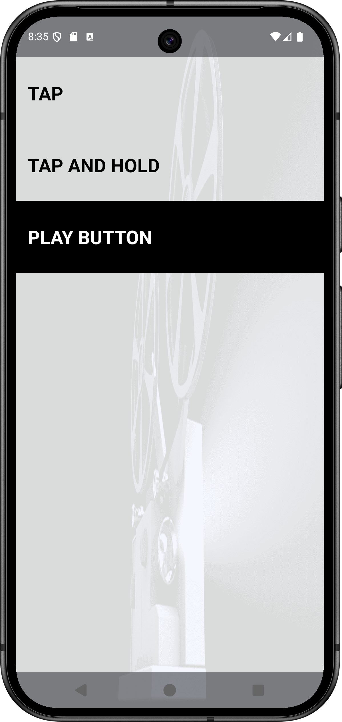 اسکرین شات 2 برنامه Film Projector Sounds