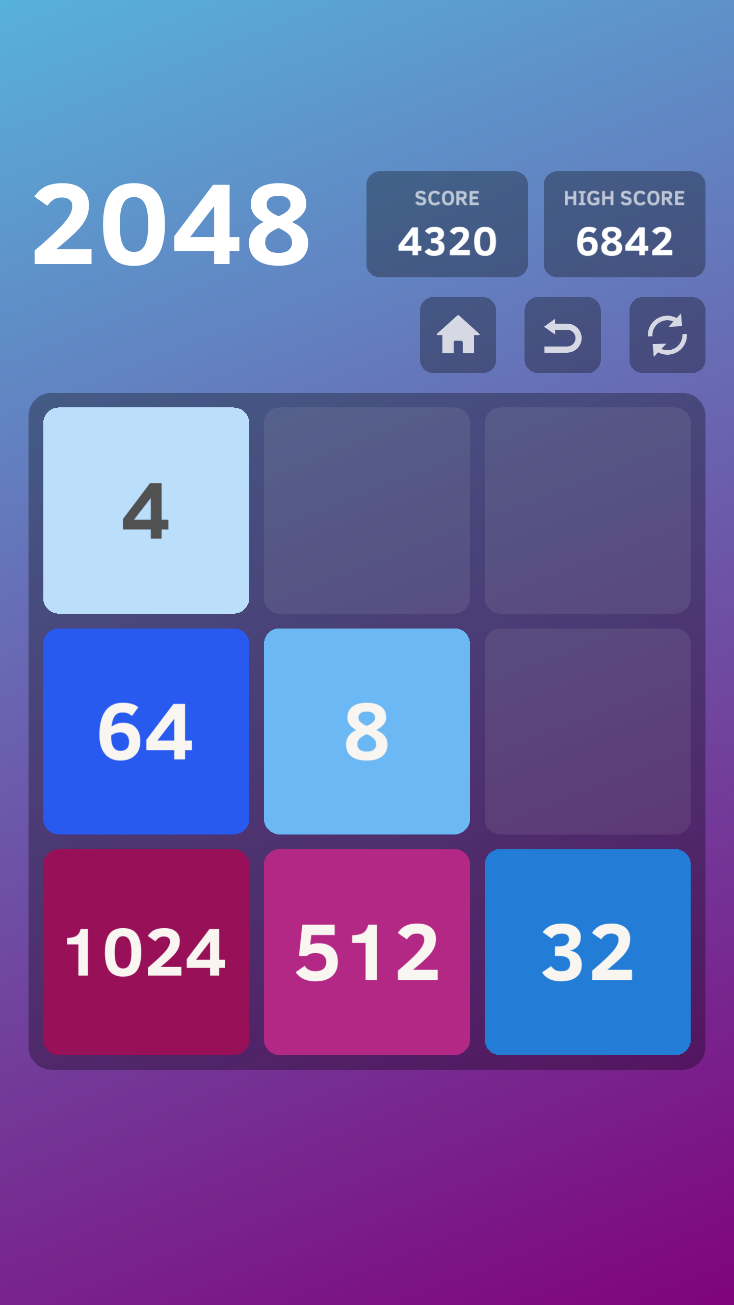 اسکرین شات 3 بازی Colors of 2048™