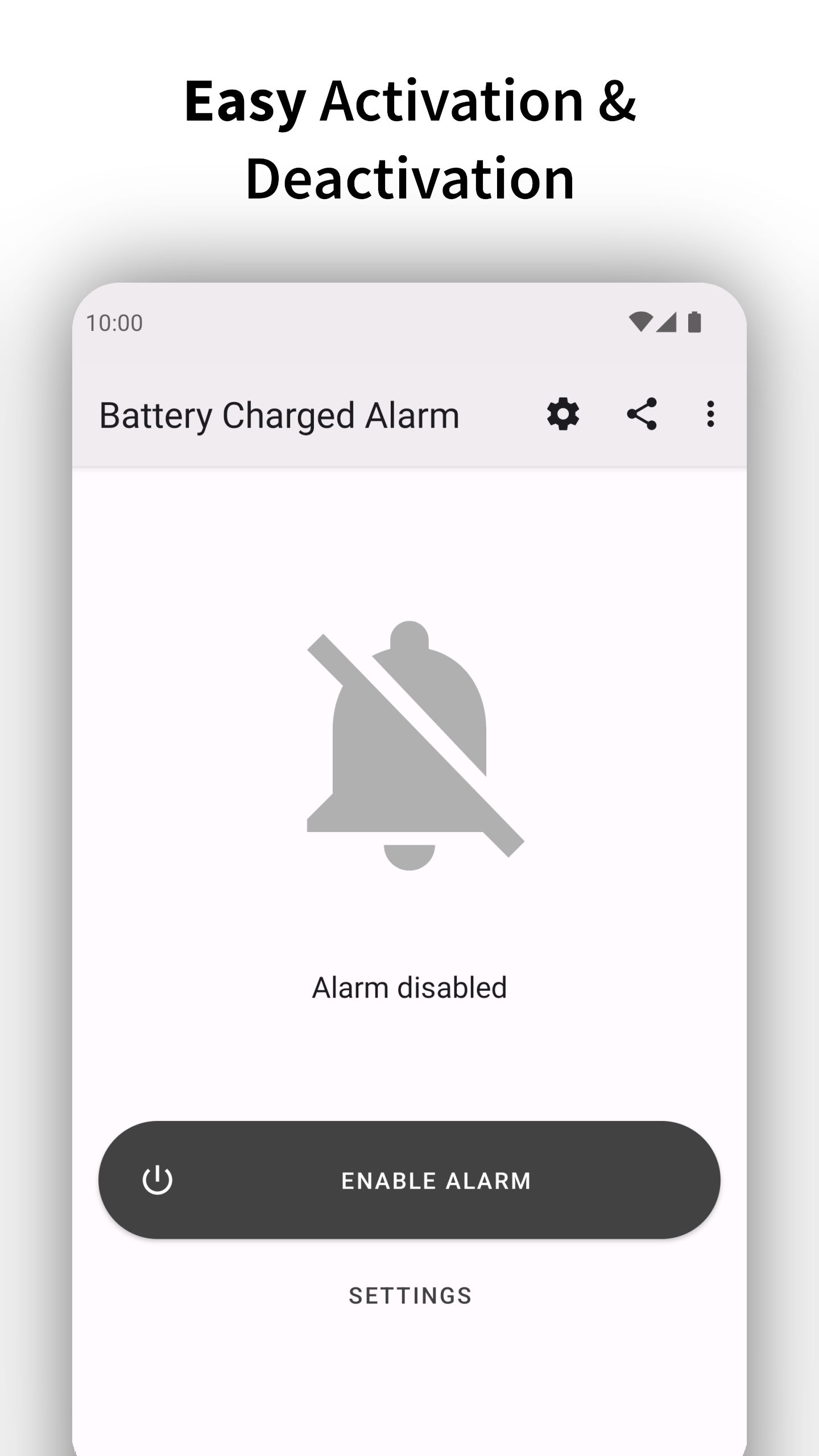 اسکرین شات 1 برنامه Full Battery Charge Alarm
