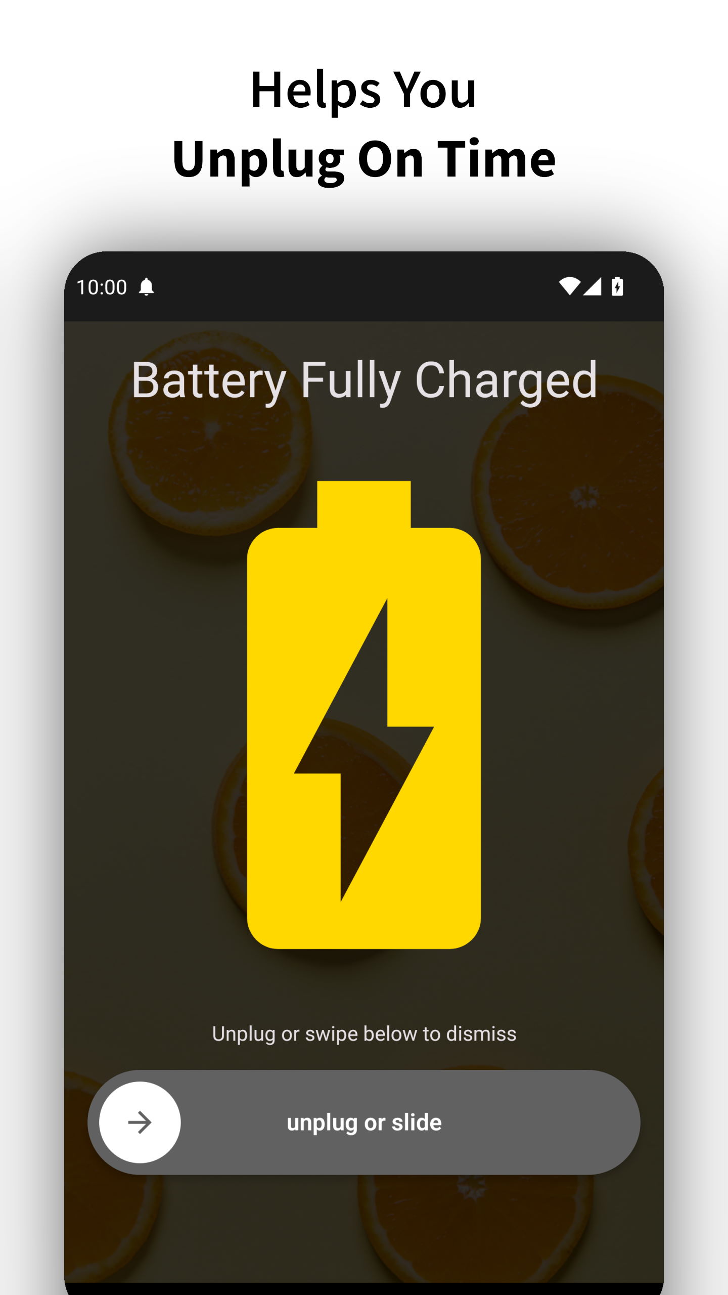 اسکرین شات 3 برنامه Full Battery Charge Alarm