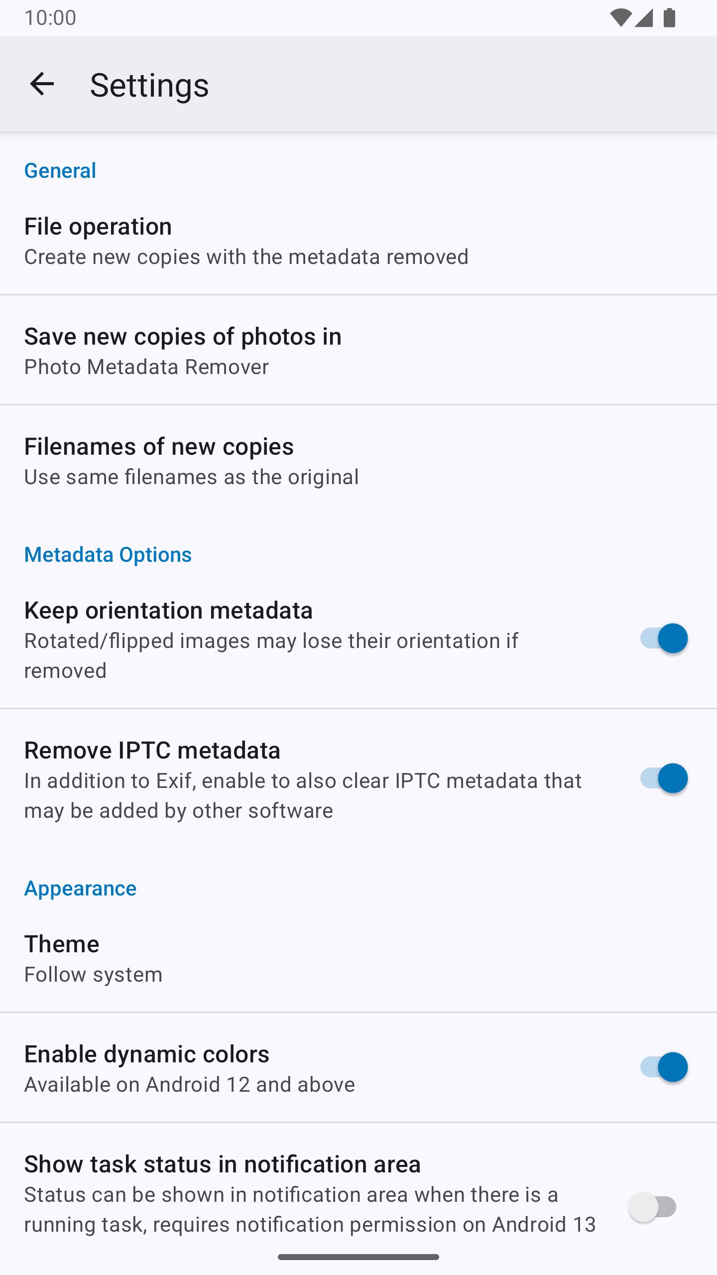 اسکرین شات 5 برنامه Photo Metadata Remover