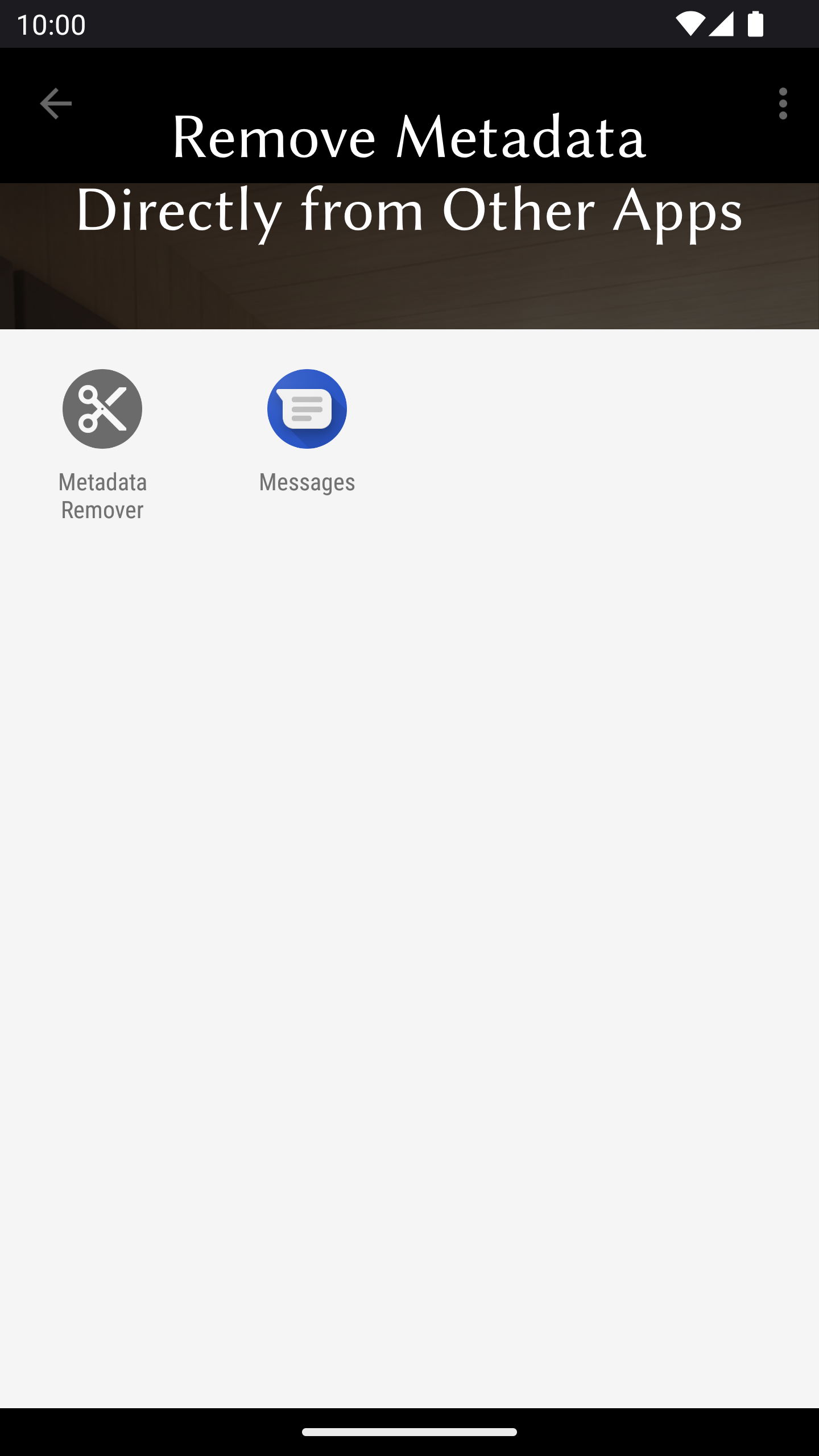 اسکرین شات 6 برنامه Photo Metadata Remover