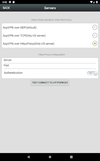 اسکرین شات 8 برنامه VPN Unlimited Proxy AppVPN