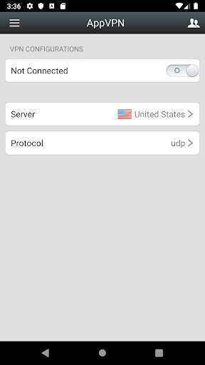 اسکرین شات 1 برنامه VPN Unlimited Proxy AppVPN