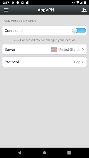 اسکرین شات 2 برنامه VPN Unlimited Proxy AppVPN