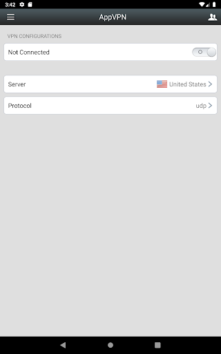 اسکرین شات 5 برنامه VPN Unlimited Proxy AppVPN
