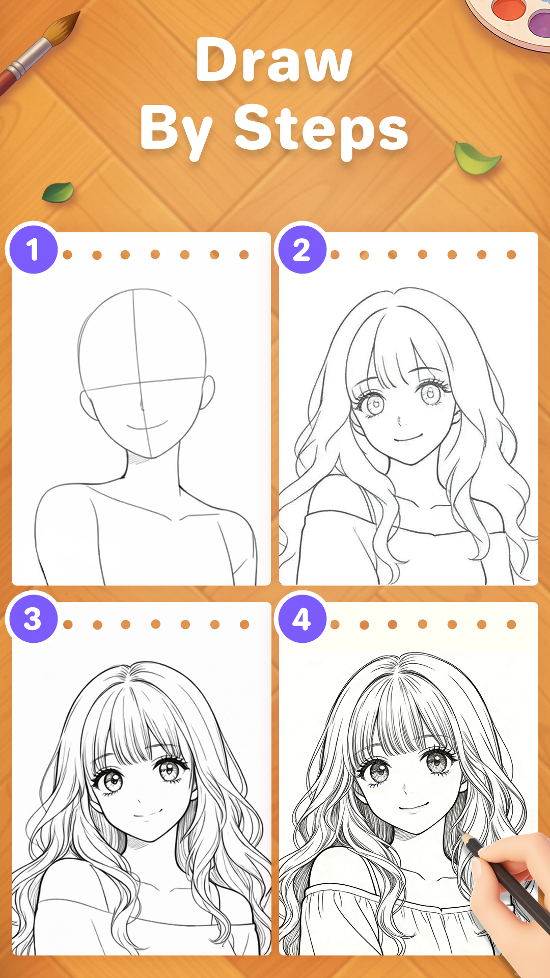اسکرین شات 5 برنامه AR Draw: Trace to Sketch Anime