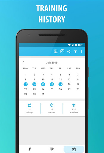 اسکرین شات 5 برنامه Arm & Back workout at home -  21 Day Challenge