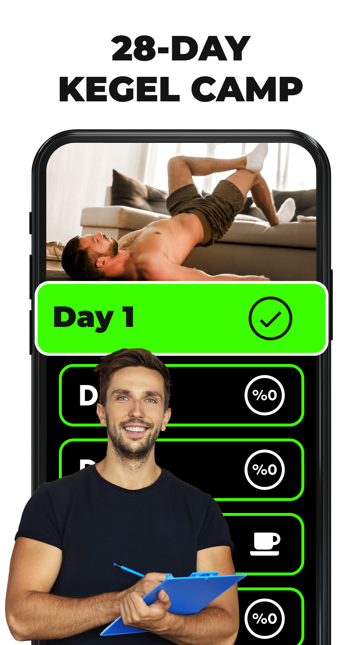 اسکرین شات 2 برنامه Kegel Exercises for Men