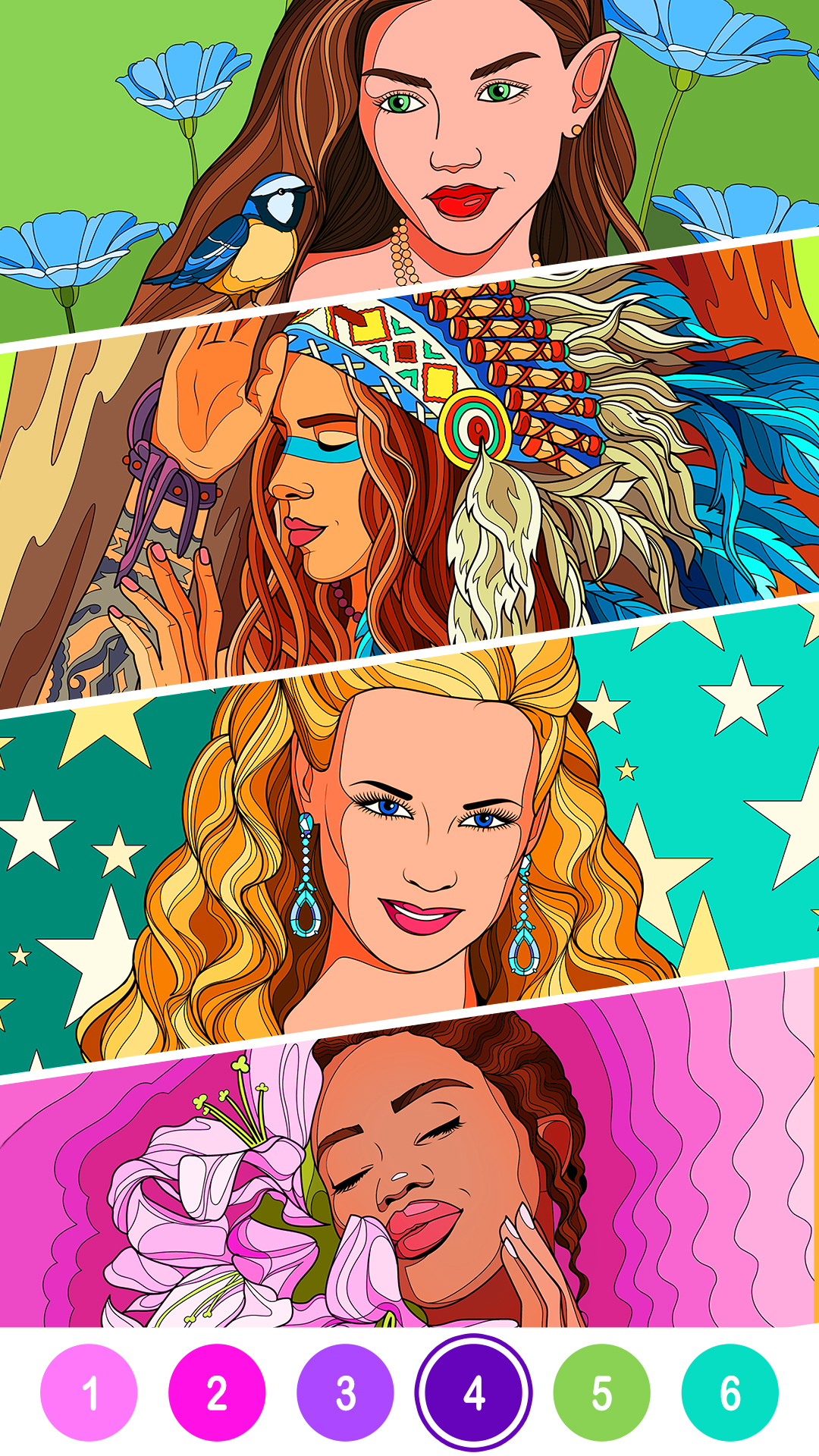 اسکرین شات 3 بازی ColorPlanet® Paint by Number