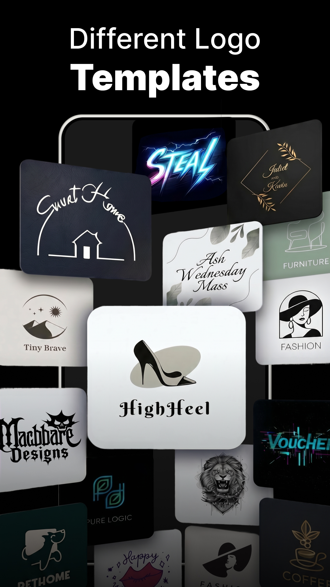 اسکرین شات 4 برنامه Logo Maker - AI Art Design