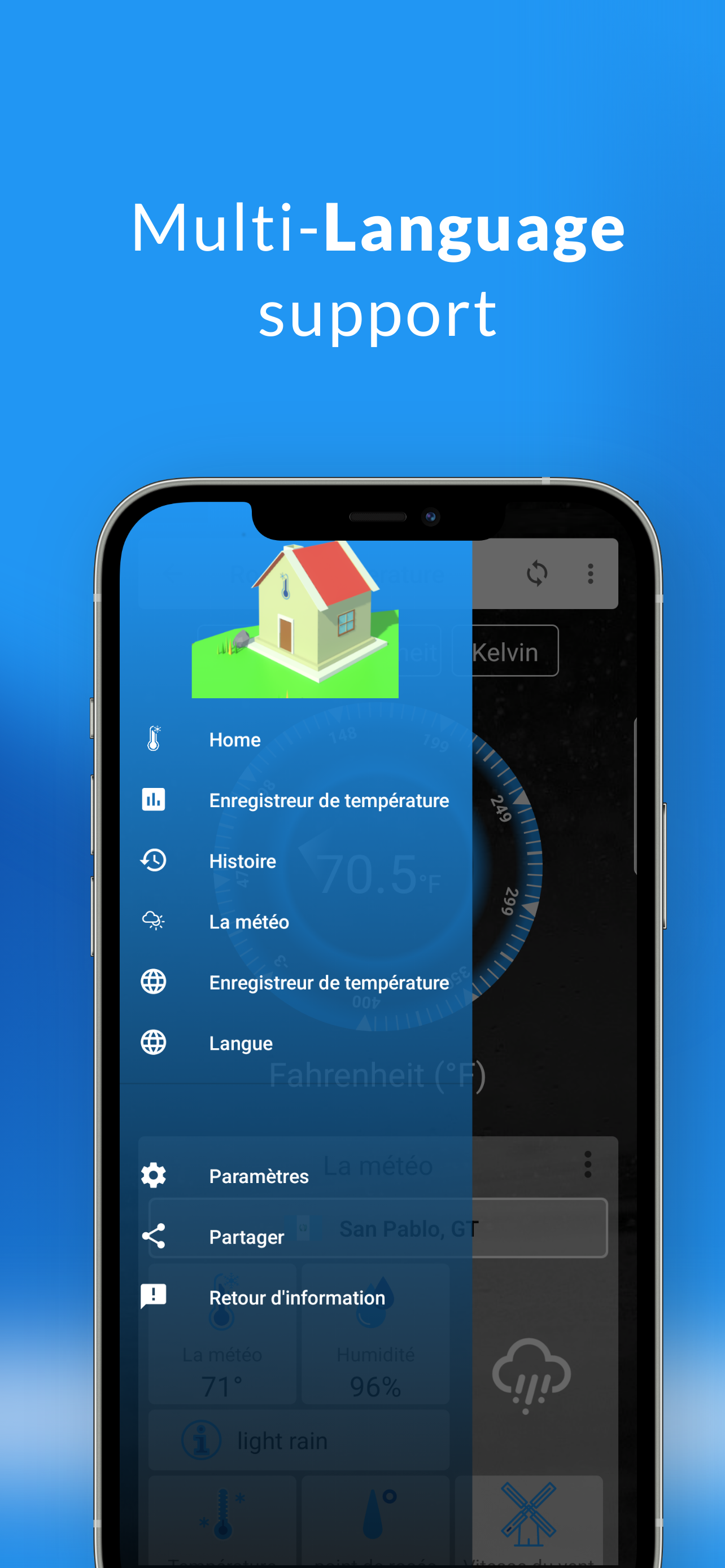اسکرین شات 7 برنامه Room Temperature Thermometer