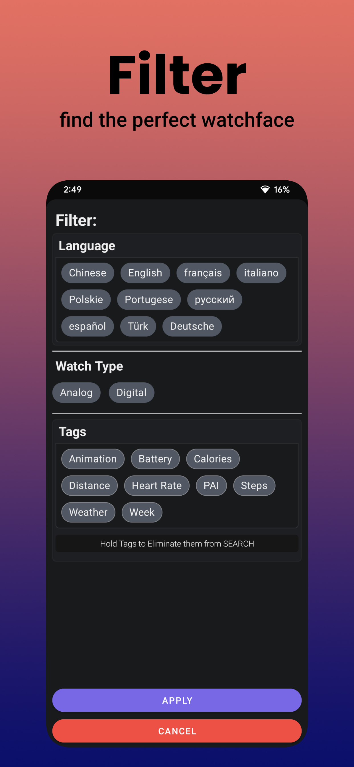 اسکرین شات 5 برنامه Amazfit GTR 4 GTS 4 WatchFaces
