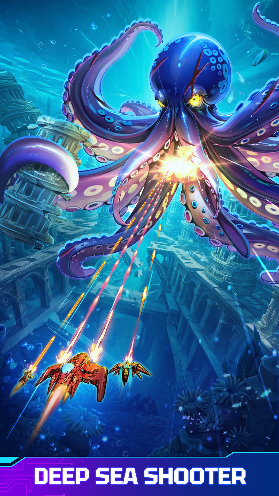 اسکرین شات 1 بازی Atlantis Invaders