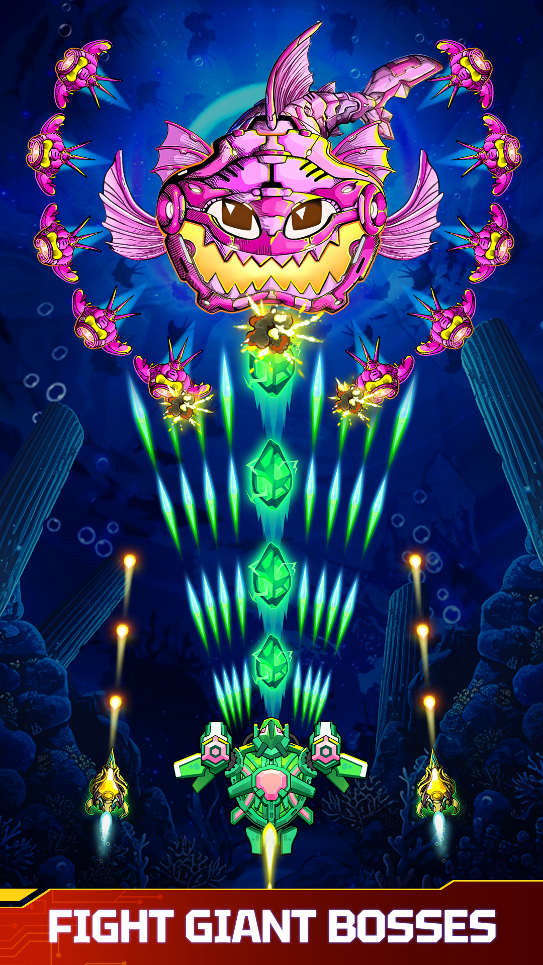 اسکرین شات 3 بازی Atlantis Invaders