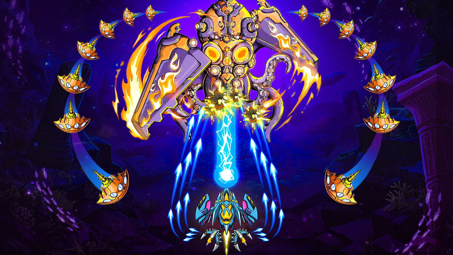 اسکرین شات 6 بازی Atlantis Invaders